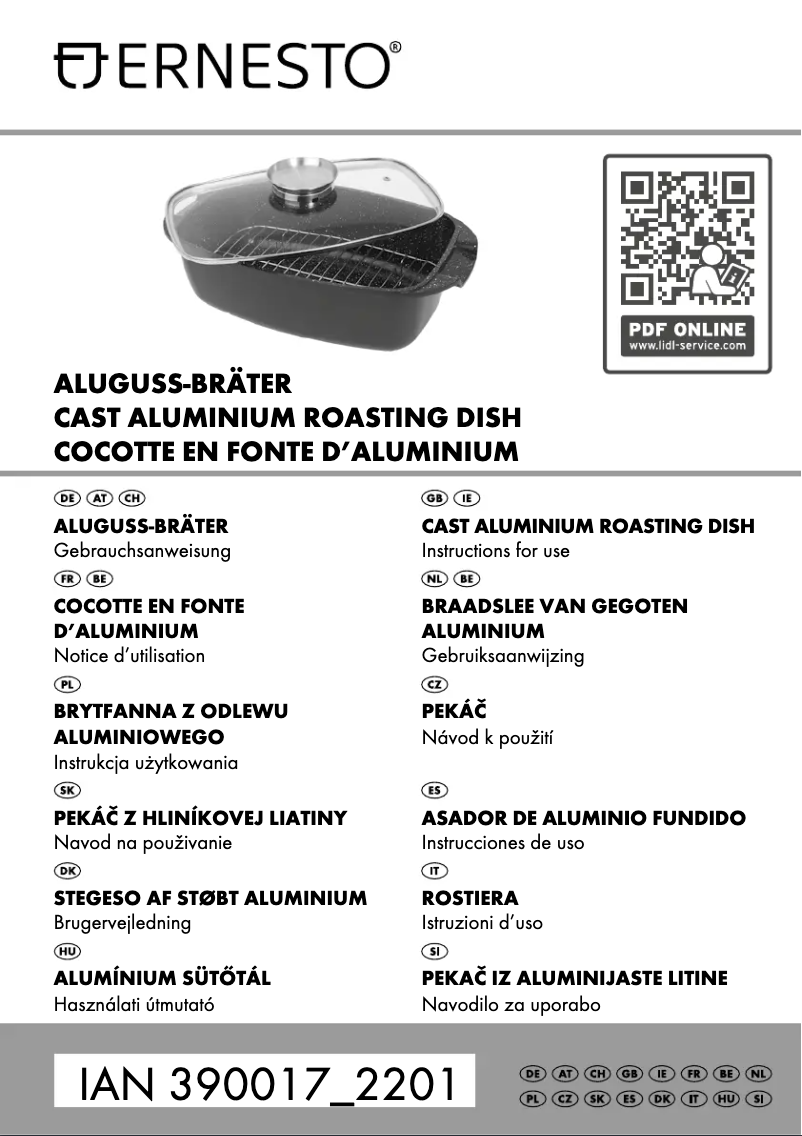 Imagen de la primera página del manual del dispositivo IAN 390017