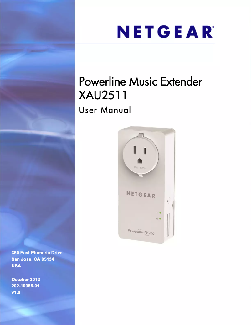 Imagen de la primera página del manual del dispositivo XAUB2511