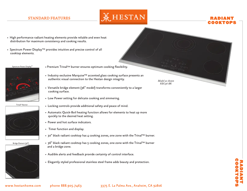 Imagen de la primera página del manual del dispositivo KEC36-BK