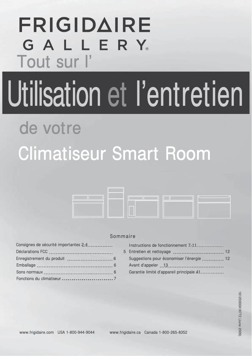 Imagen de la primera página del manual del dispositivo FGRC104WAE