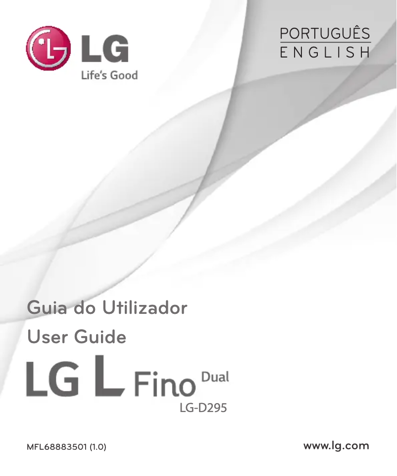 Imagen de la primera página del manual del dispositivo L Fino D295