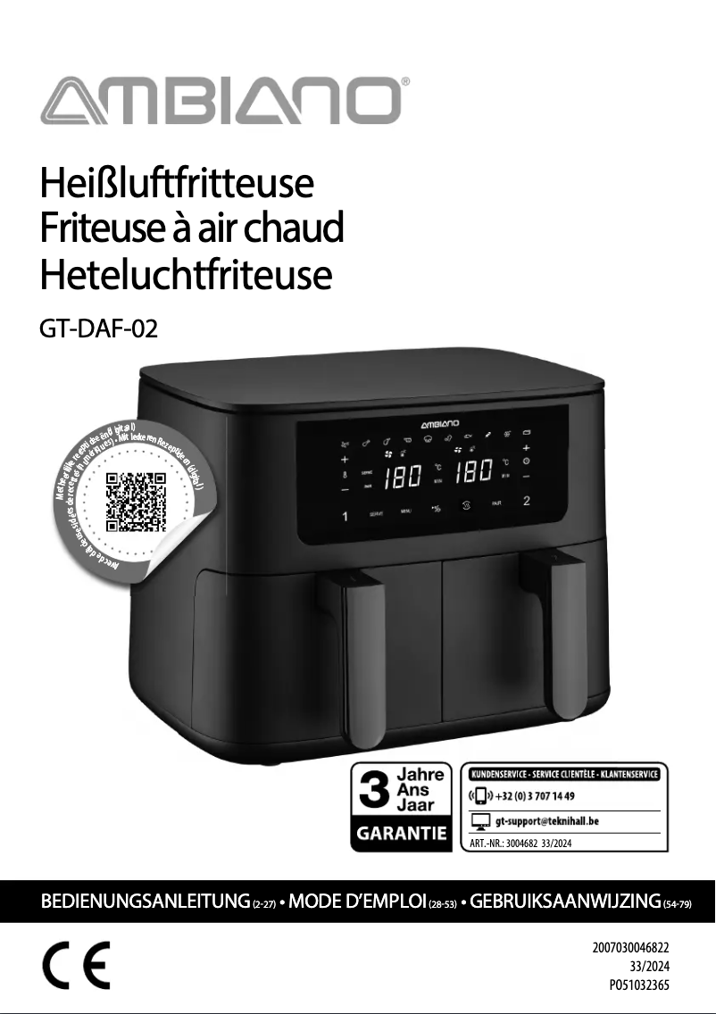 Imagen de la primera página del manual del dispositivo GT-DAF-02