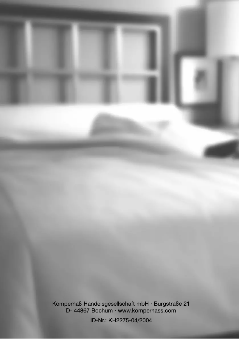 Página 1 del manual Manual de usuario E-bench KH 2275