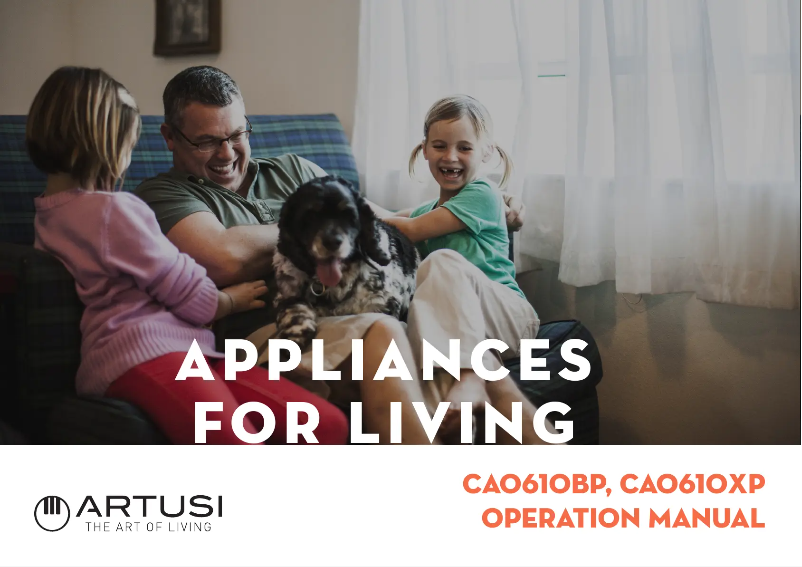 Página nº 1 - Manual de usuario Artusi AO610BP