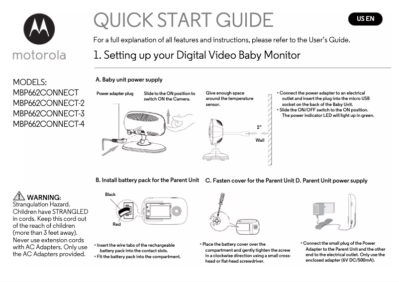 Imagen de la primera página del manual del dispositivo MBP662CONNECT-4