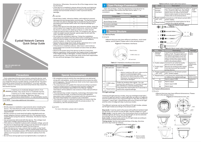 Imagen de la primera página del manual del dispositivo 0070-08112