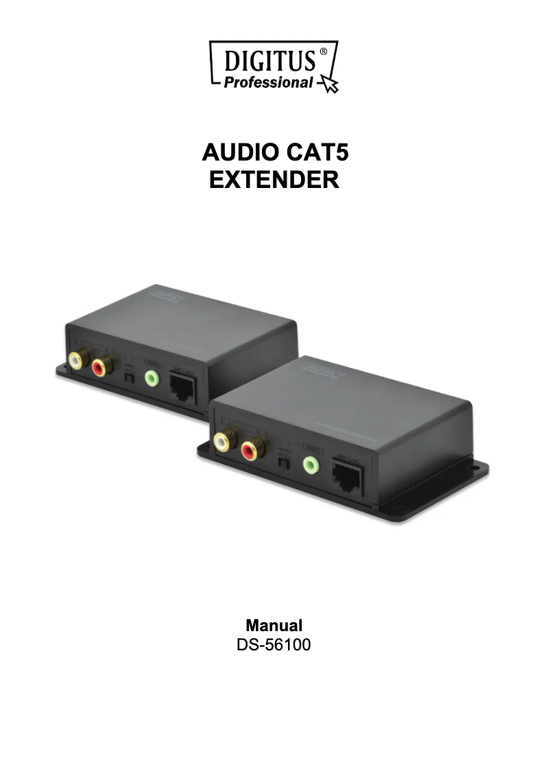 Página nº 1 - Manual de usuario Digitus DS-56100