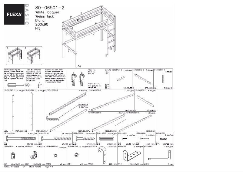 Página 1 del manual Manual de usuario Flexa 80-06501-2