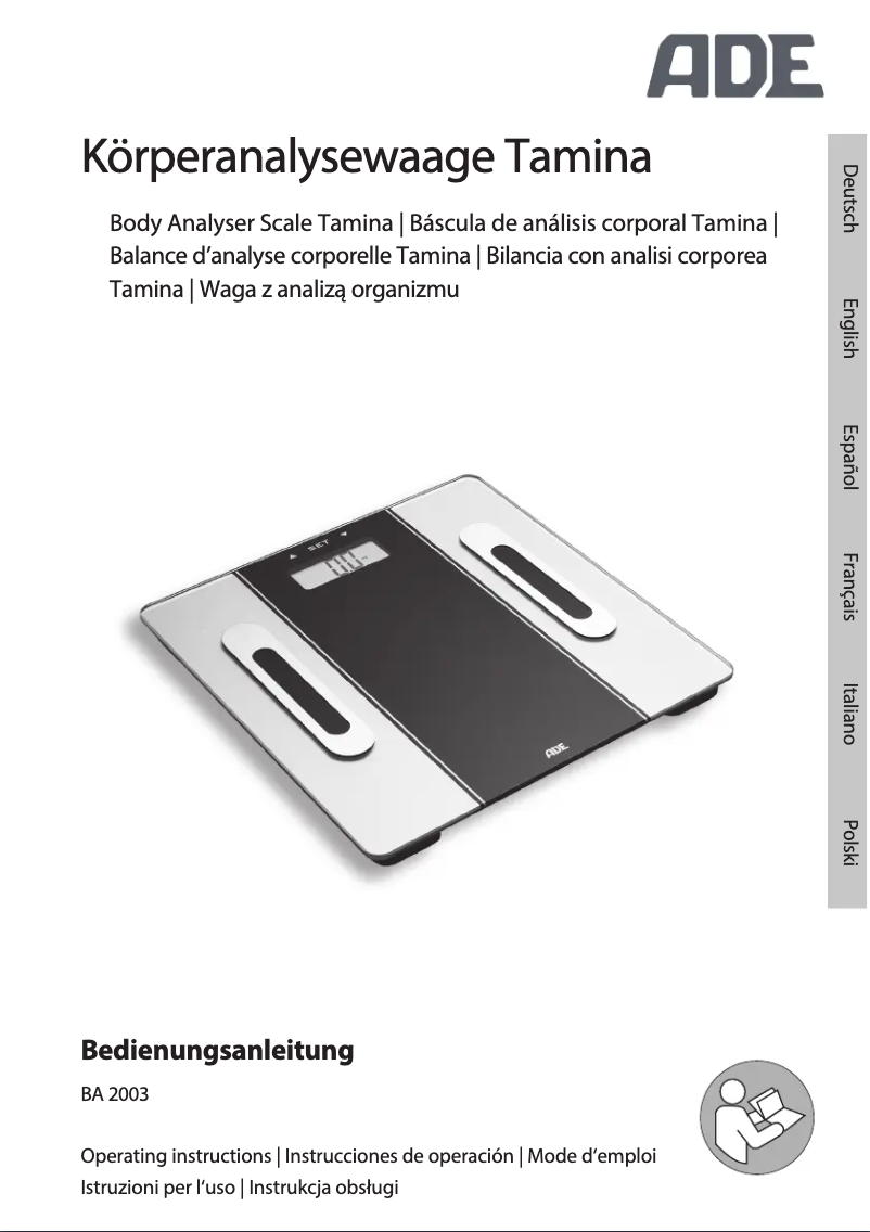 Imagen de la primera página del manual del dispositivo Tamina BA2003