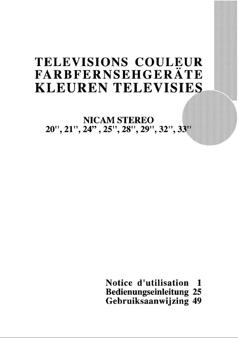 Imagen de la primera página del manual del dispositivo BCT 272 RF