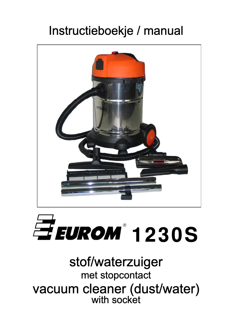 Página 1 del manual Manual de usuario Eurom 1230S