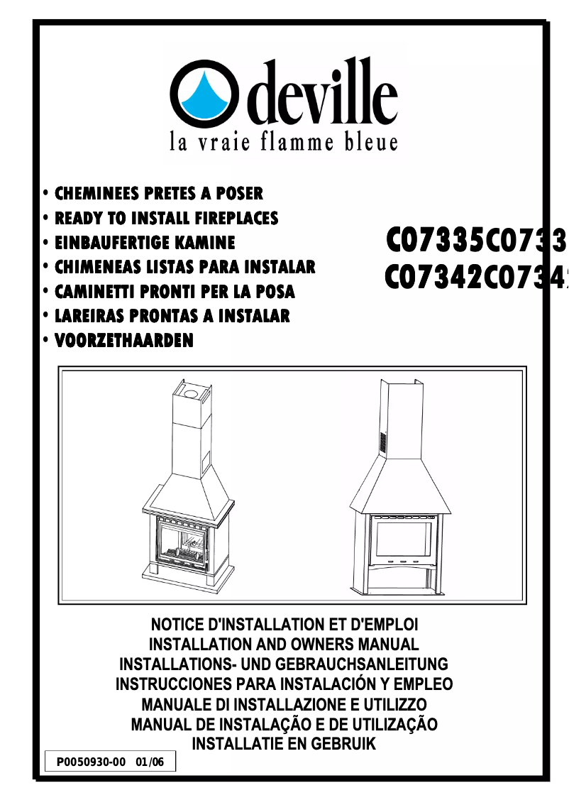 Imagen de la primera página del manual del dispositivo Cheminette