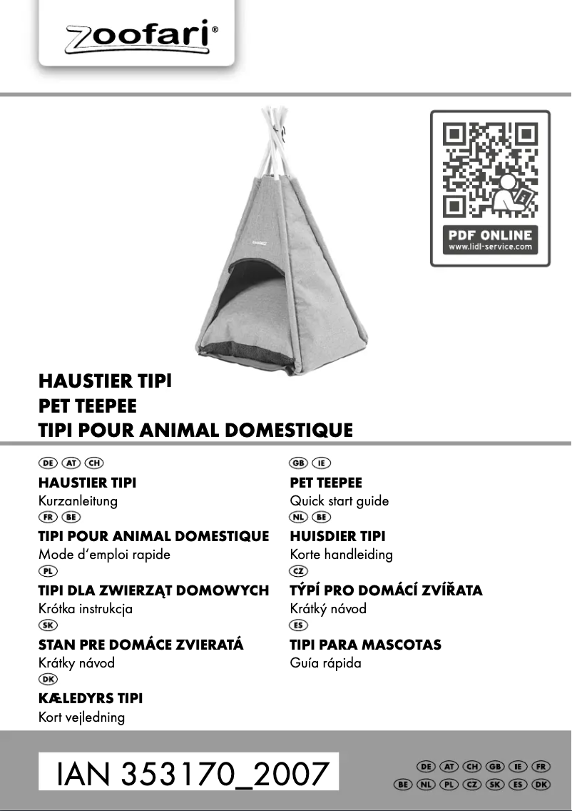 Imagen de la primera página del manual del dispositivo IAN 353170