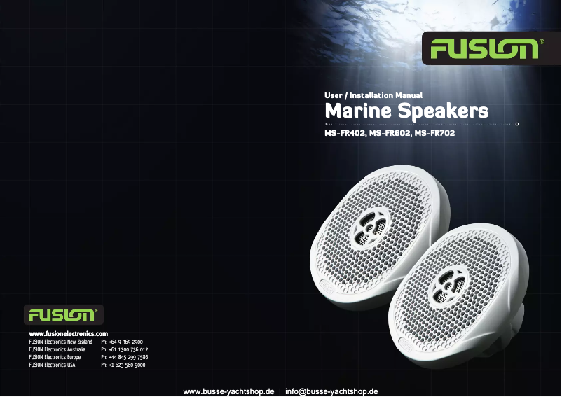 Imagen de la primera página del manual del dispositivo MS-FR402