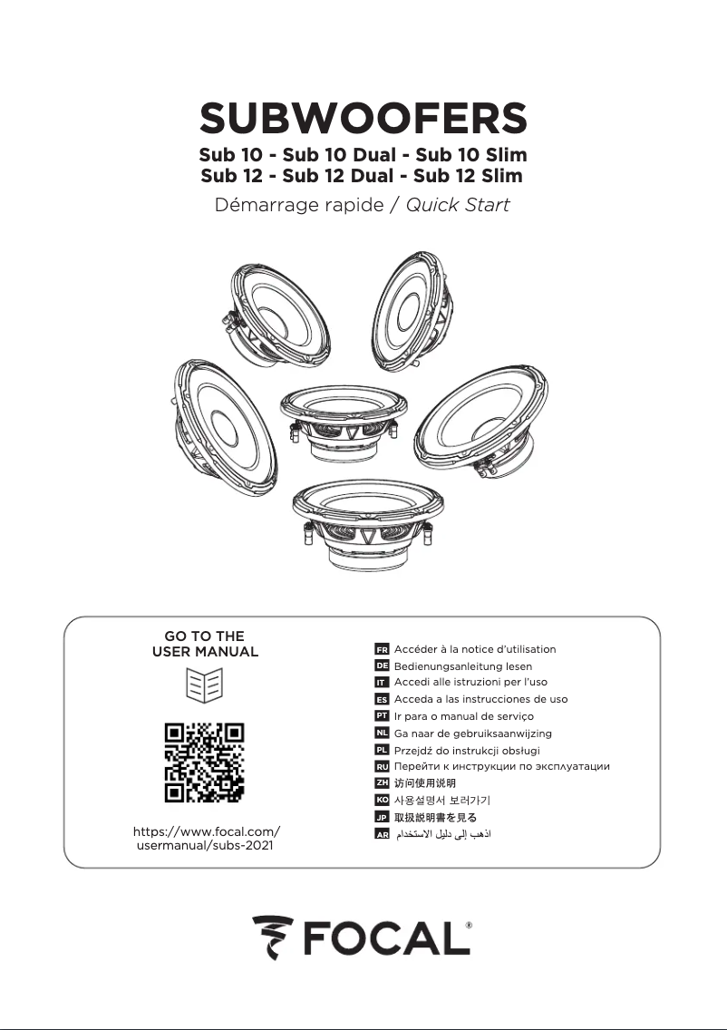 Imagen de la primera página del manual del dispositivo Sub 10 Slim