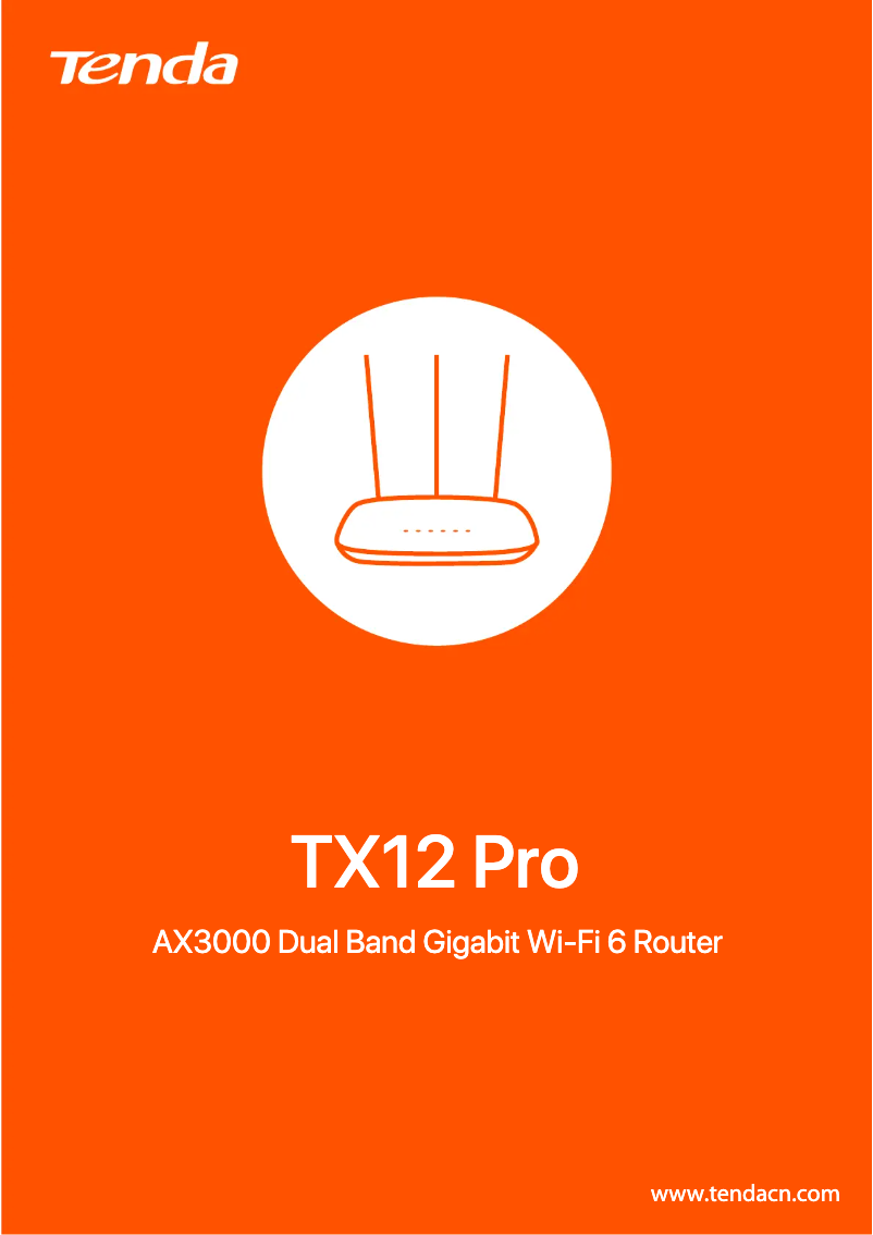 Imagen de la primera página del manual del dispositivo TX12 Pro