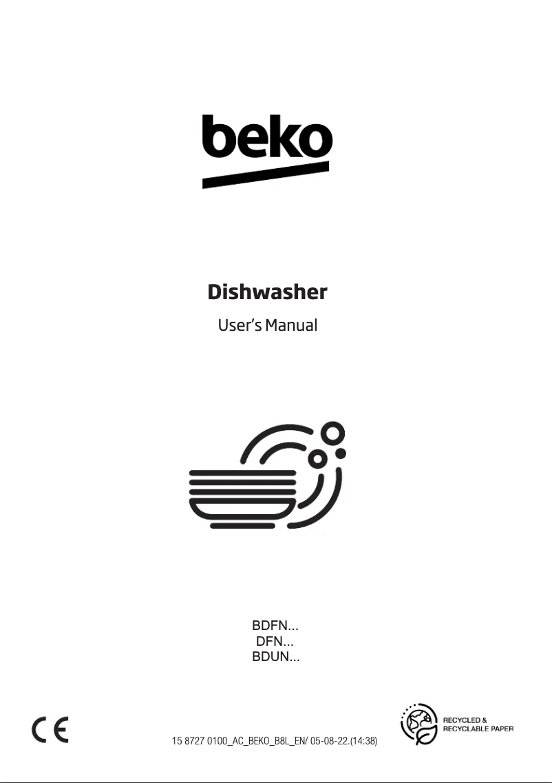 Página 1 del manual Manual de usuario Beko BDFN36641WD