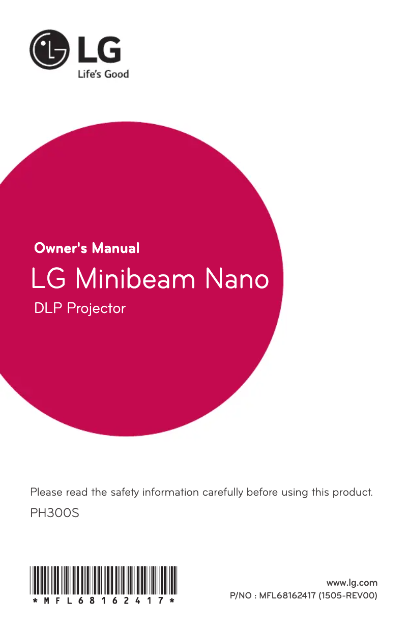 Imagen de la primera página del manual del dispositivo PH300S