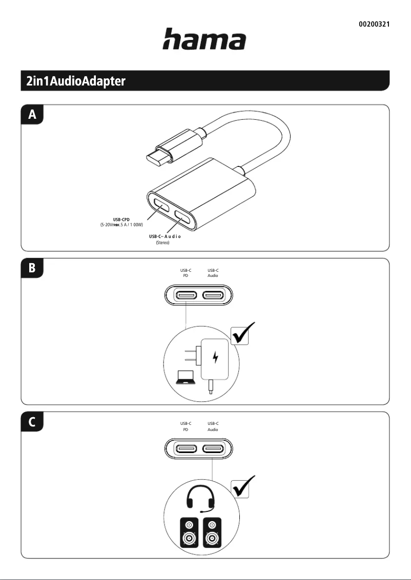 Página 1 del manual Manual de usuario Hama 00200321