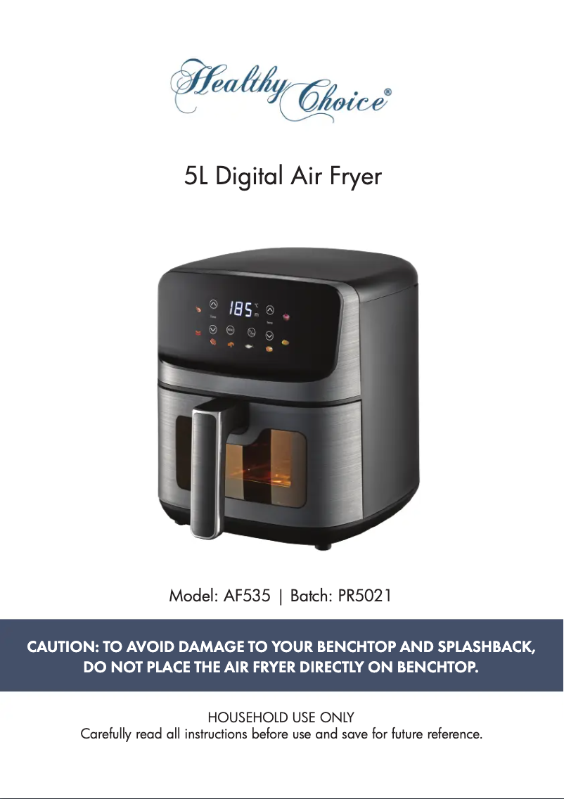 Imagen de la primera página del manual del dispositivo AF535