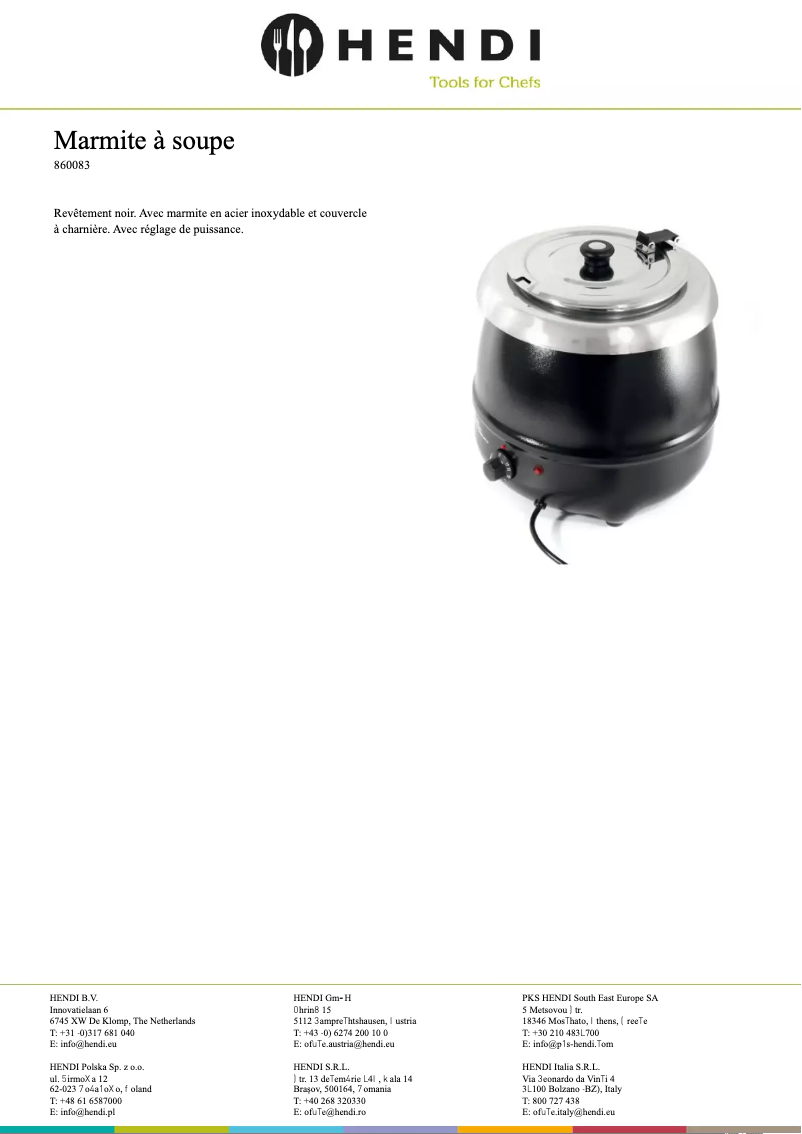 Imagen de la primera página del manual del dispositivo 860083