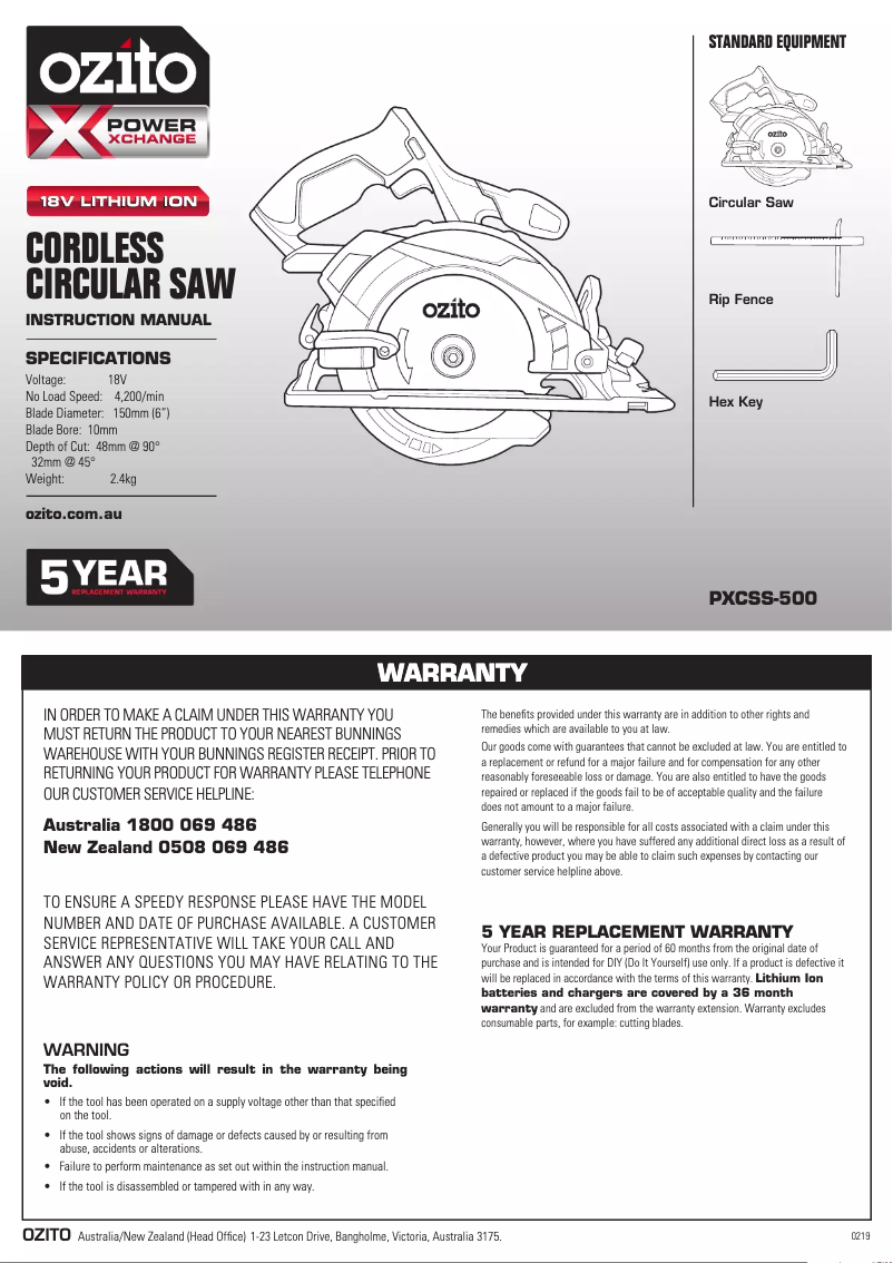 Imagen de la primera página del manual del dispositivo PXCSK-250