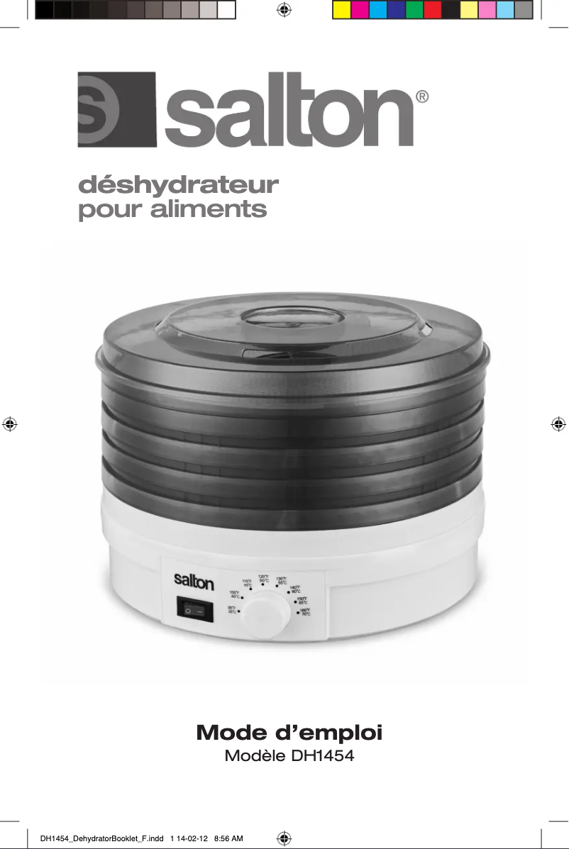 Página 1 del manual Manual de usuario Salton DH1454