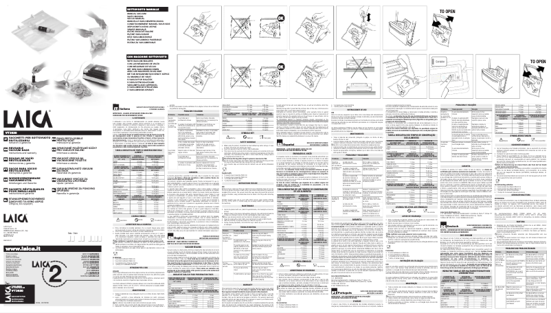 Imagen de la primera página del manual del dispositivo VT3520