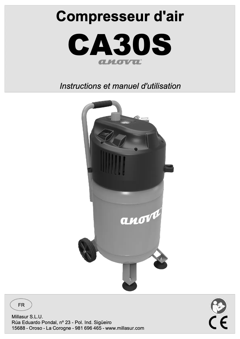 Página 1 del manual Manual de usuario Anova CA30S