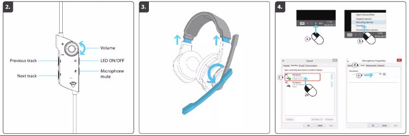 Imagen de la primera página del manual del dispositivo GXT 350 Radius