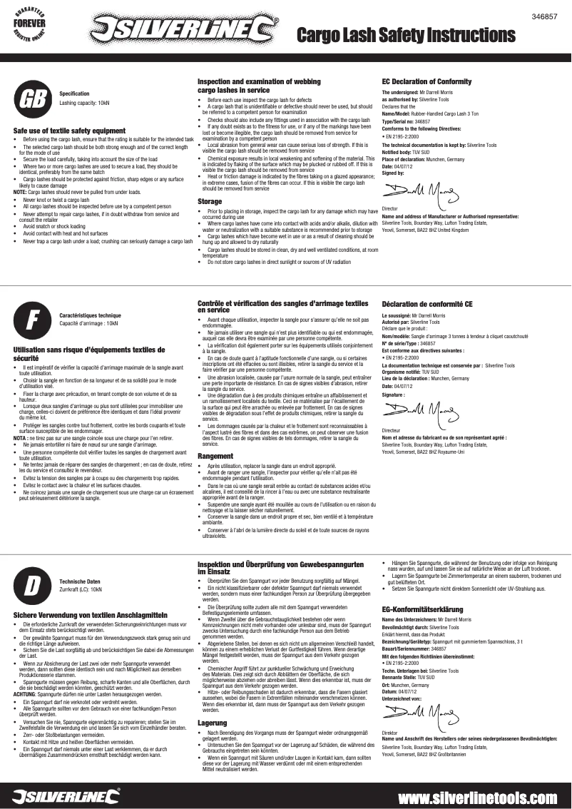 Imagen de la primera página del manual del dispositivo 346857