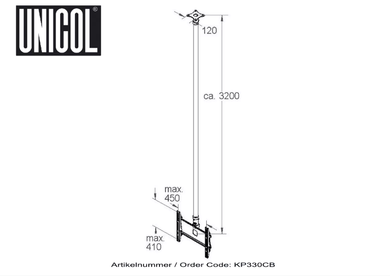 Imagen de la primera página del manual del dispositivo KP330CB