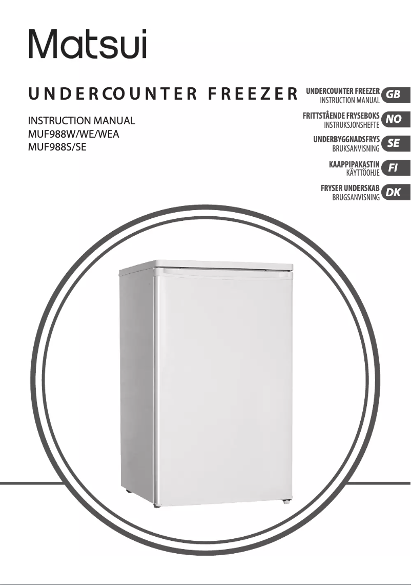 Imagen de la primera página del manual del dispositivo MUF988WE