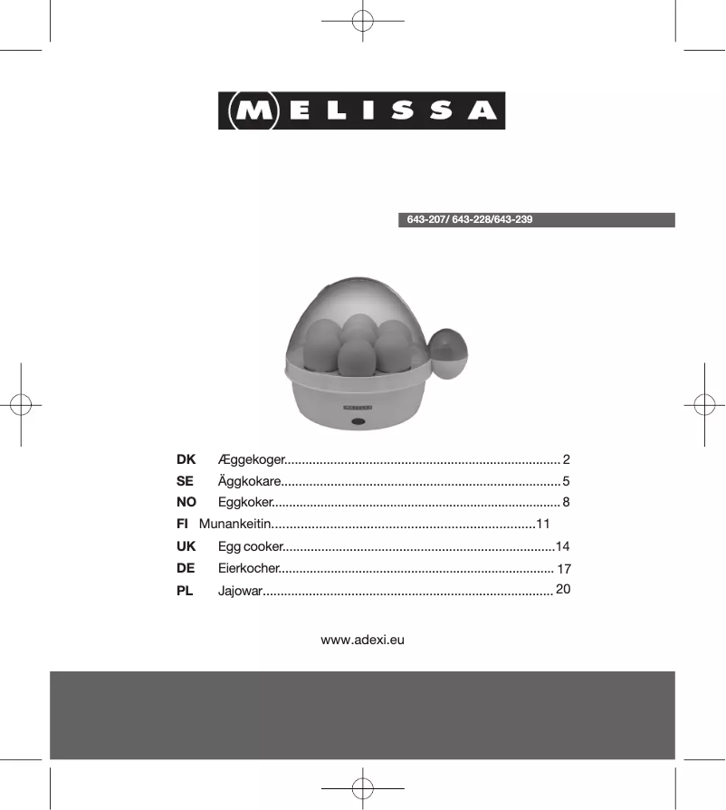 Imagen de la primera página del manual del dispositivo 643-228