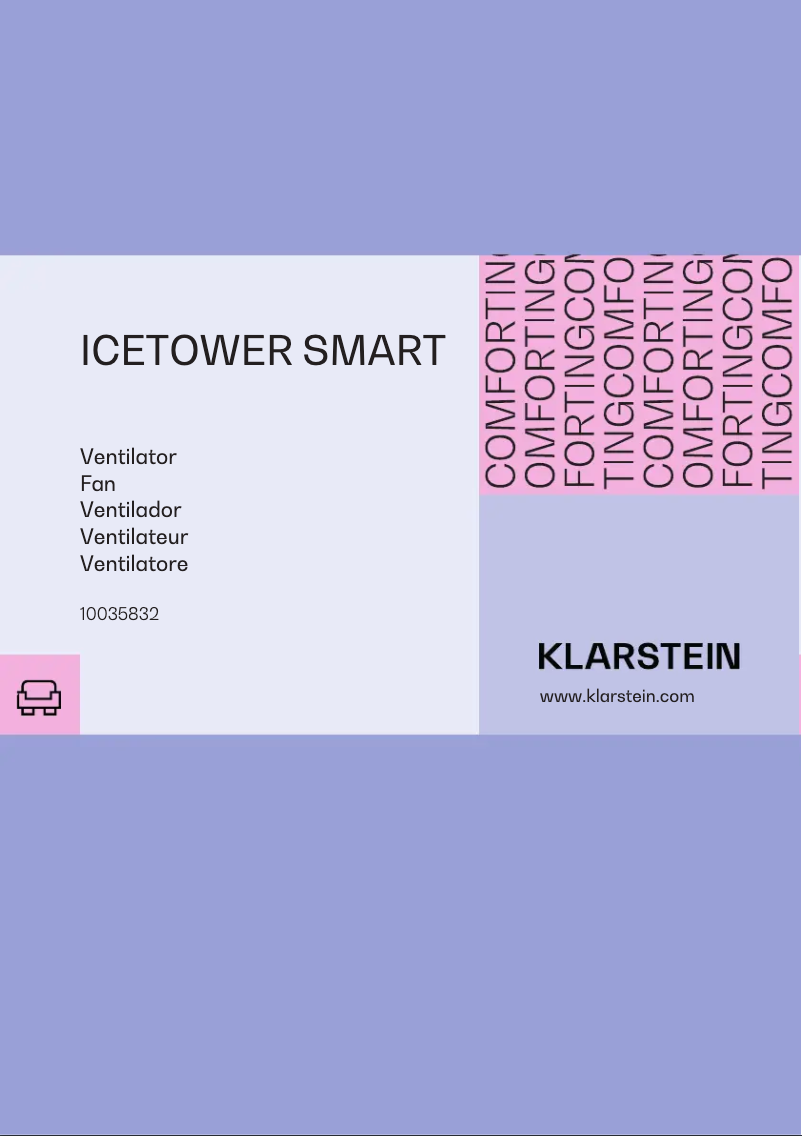 Imagen de la primera página del manual del dispositivo Icetower Smart