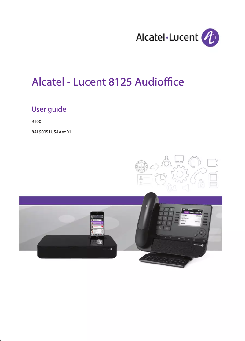 Página 1 del manual Manual de usuario Alcatel-Lucent 8125 Audioffice