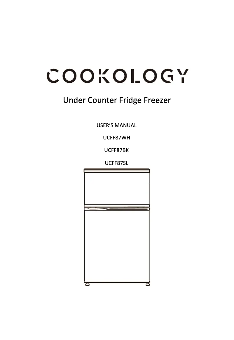 Página 1 del manual Manual de usuario Cookology UCFF87SL