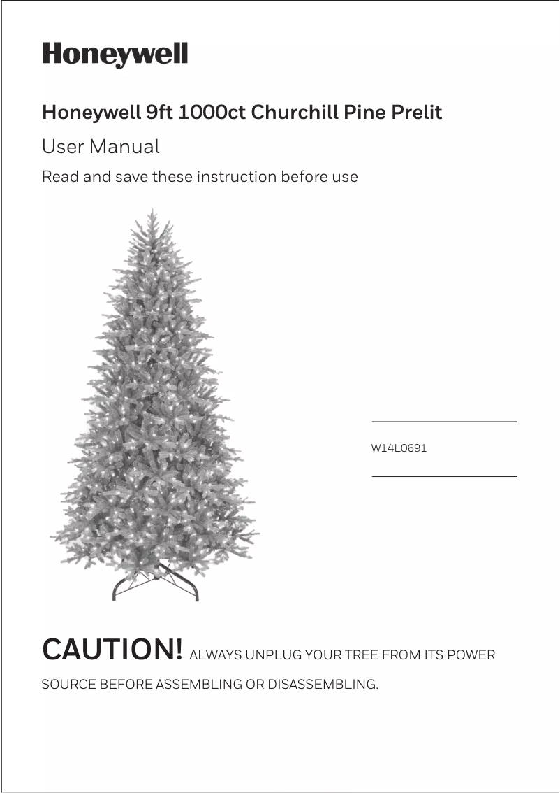Página nº 1 - Manual de usuario Honeywell W14L0691