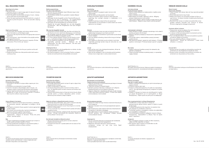 Imagen de la primera página del manual del dispositivo 599198