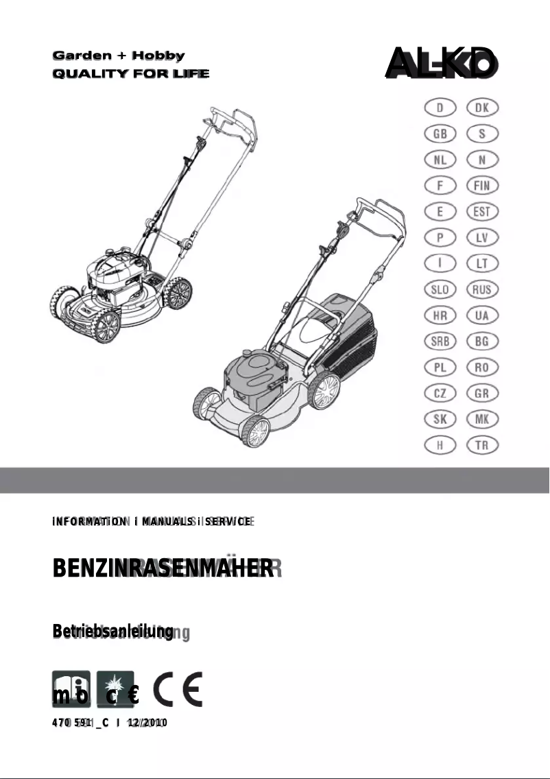 Imagen de la primera página del manual del dispositivo Silver 470 BRE Premium