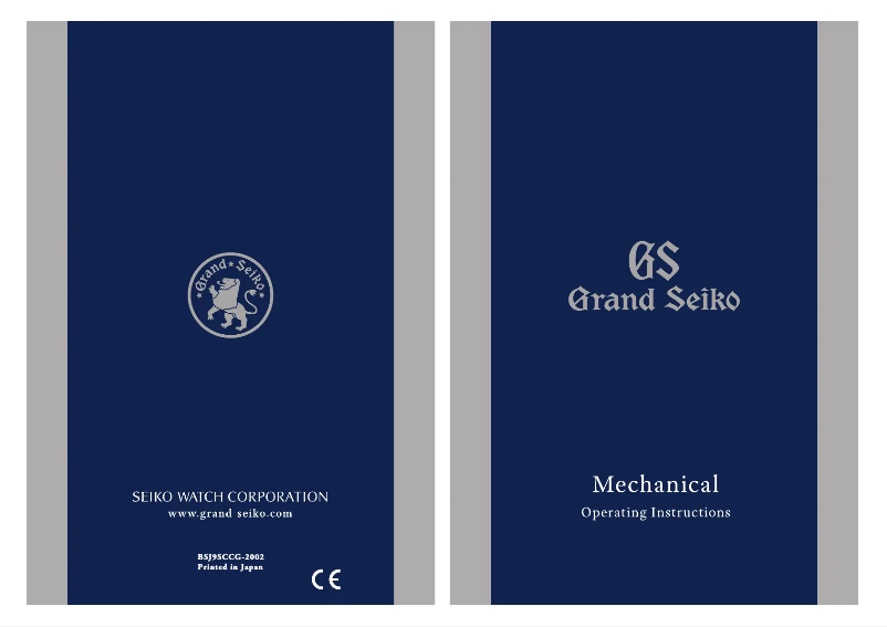 Página 1 del manual Manual de usuario Seiko 9S61