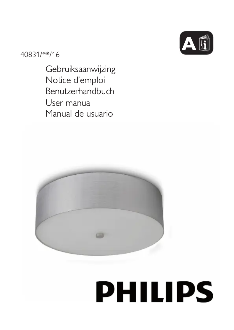 Página 1 del manual Manual de usuario Philips Ledino 408314816