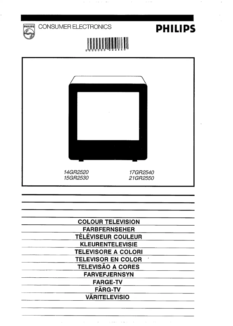 Imagen de la primera página del manual del dispositivo 21GR2550