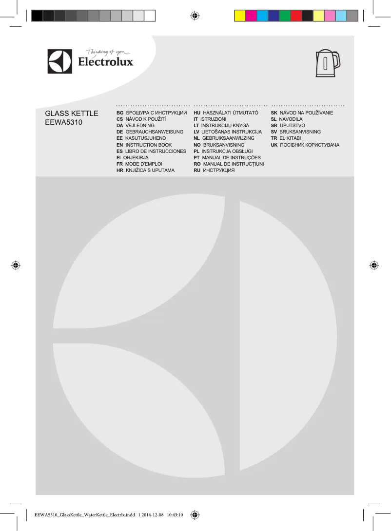 Página 1 del manual Manual de usuario Electrolux EEWA5310