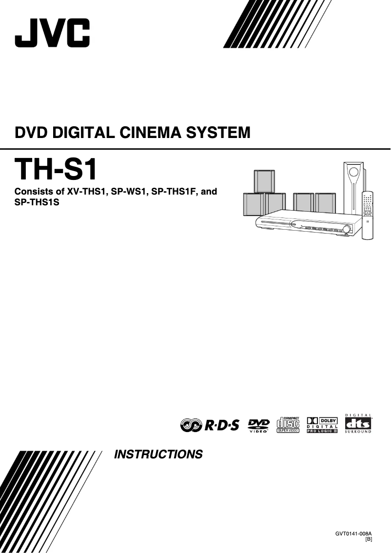 Página 1 del manual Manual de usuario JVC TH-S1