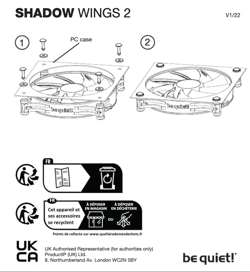 Imagen de la primera página del manual del dispositivo Shadow Wings 2