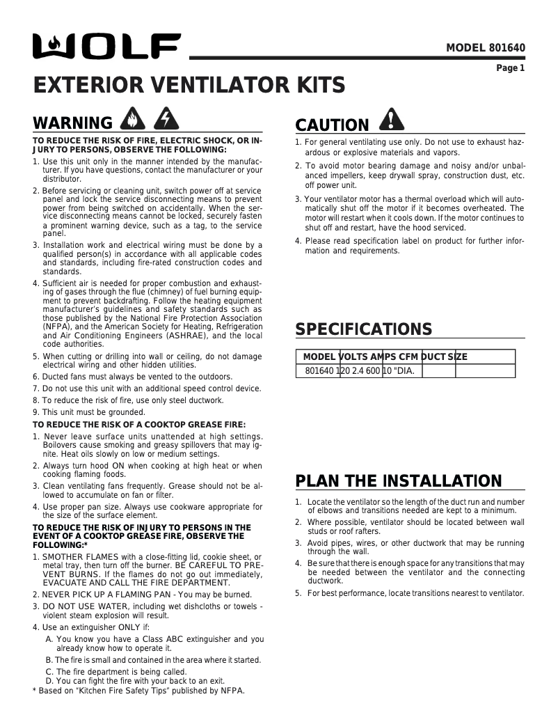 Imagen de la primera página del manual del dispositivo PL461912