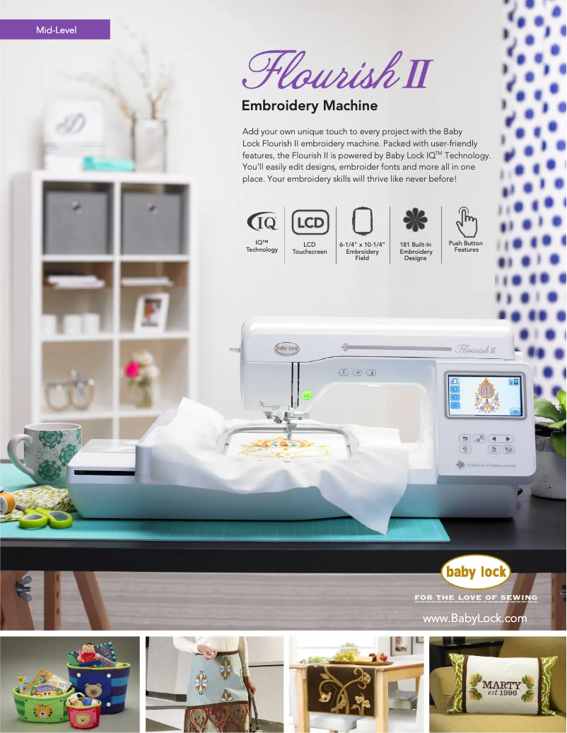 Imagen de la primera página del manual del dispositivo Flourish II