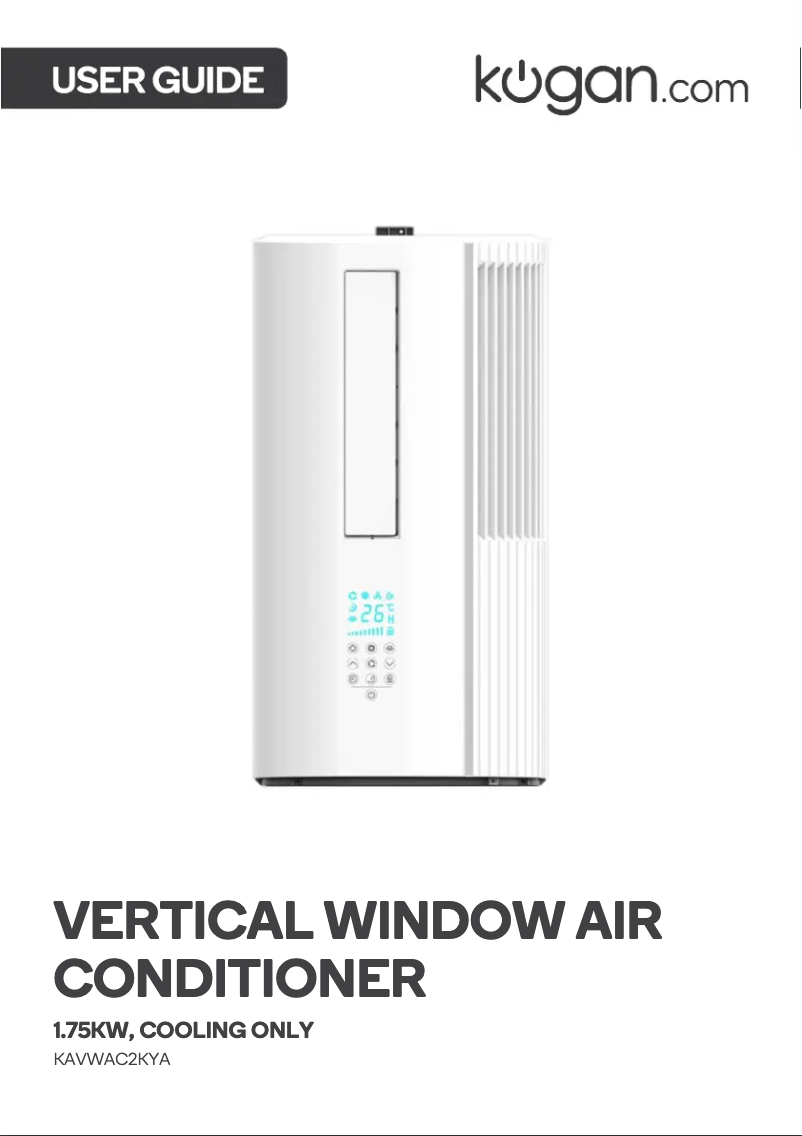 Imagen de la primera página del manual del dispositivo KAVWAC2KYA