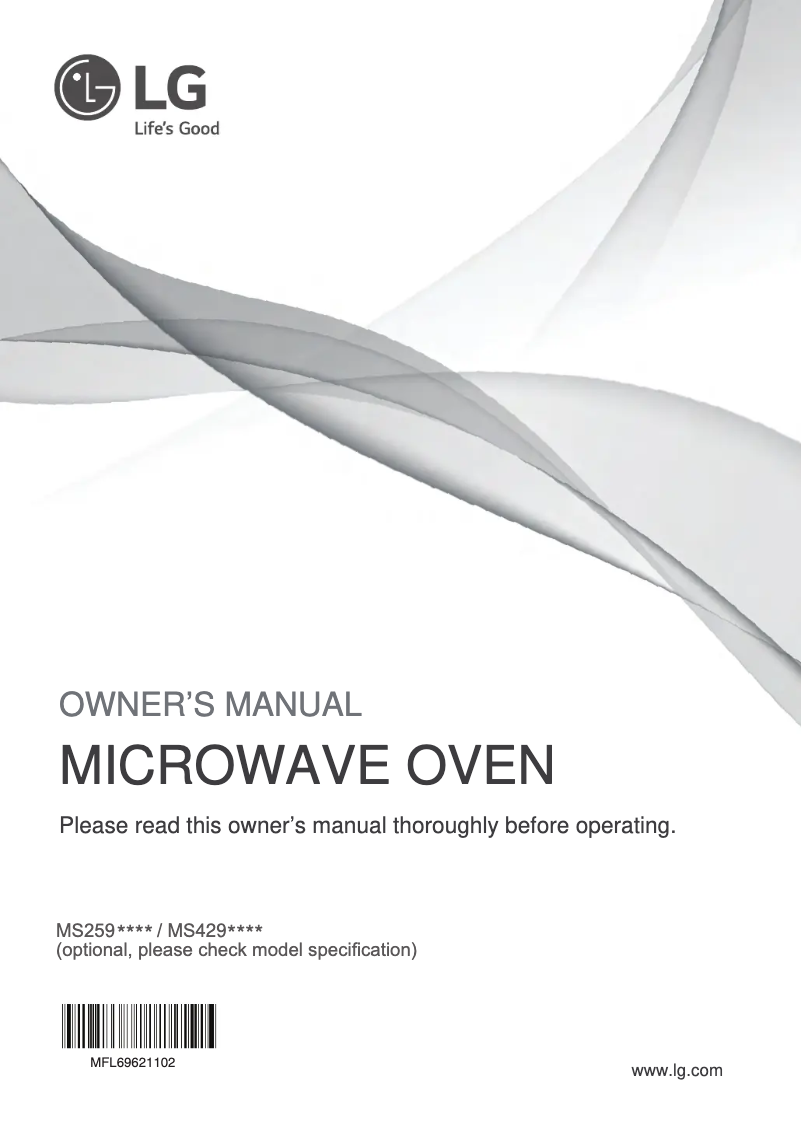 Imagen de la primera página del manual del dispositivo NeoChef MS259